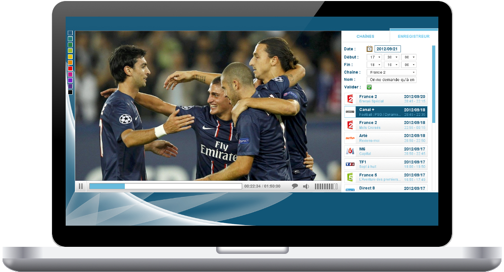 Solutions: IPTV Corporate GUI for PC